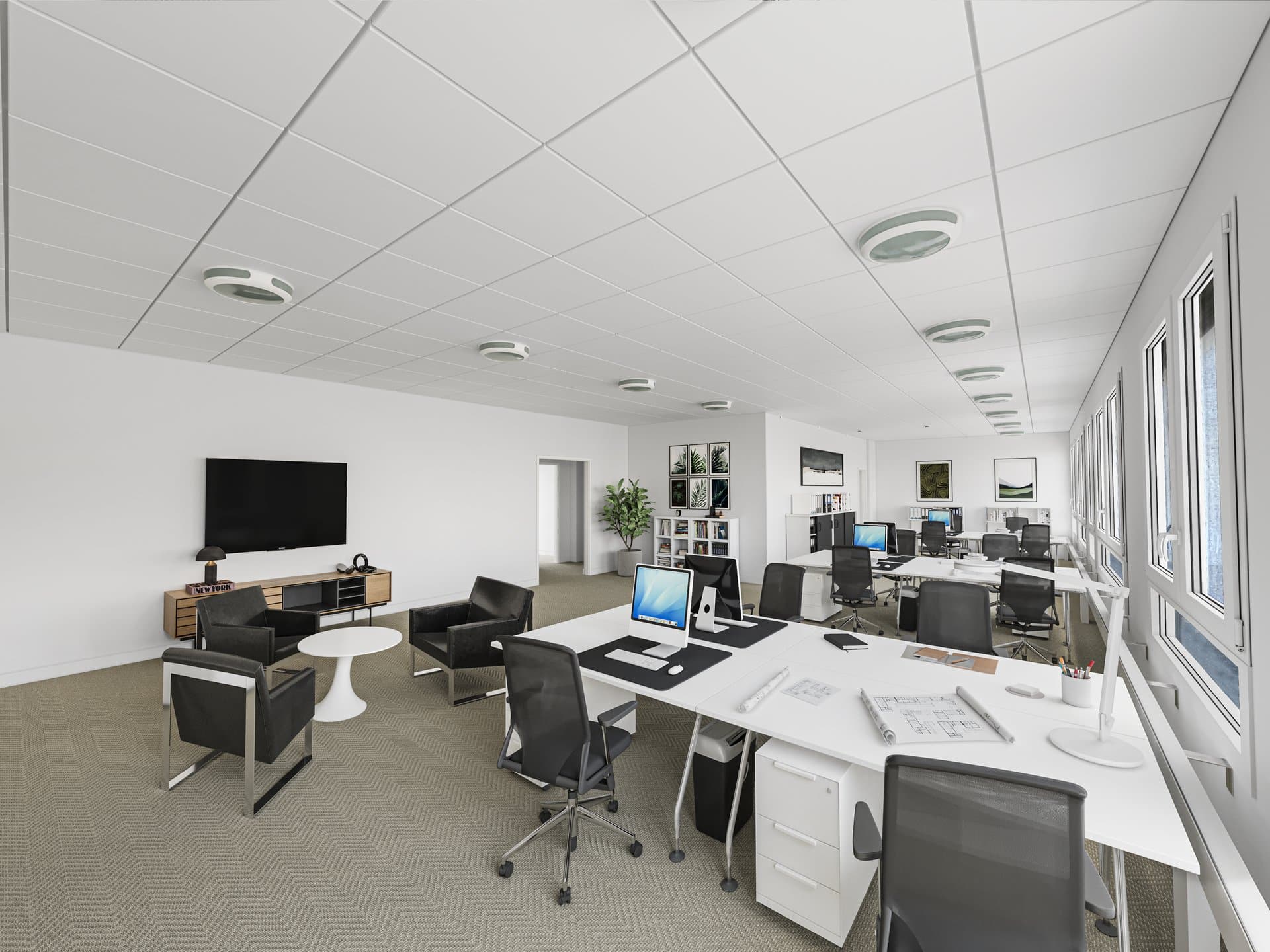 Bureaux de 136 m2 à Meyrin