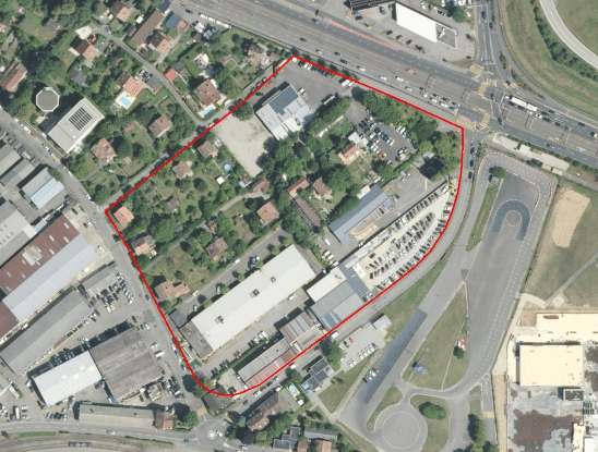 Orthophoto FTI – Périmètre « Au Plantin » Orthophoto FTI – Périmètre « Au Plantin »