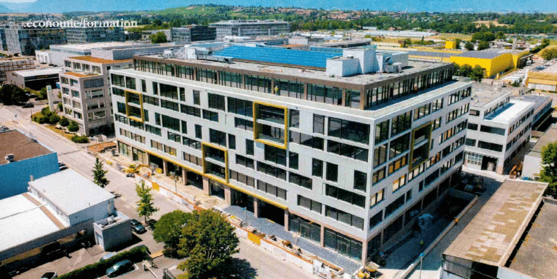 Le futur centre de formation Spark, à Plan-les-Ouates