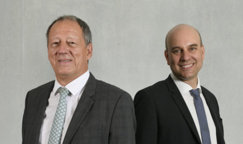 Guy Vibourel,Président du Conseil de fondation et Guillaume Massard, Directeur général
