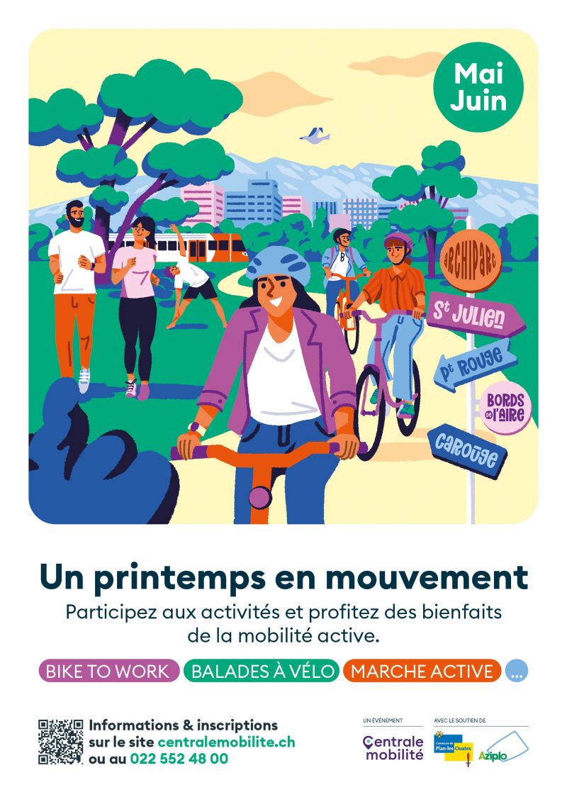 Printemps en mouvement : la Centrale Mobilité de la ZIPLO lance sa campagne